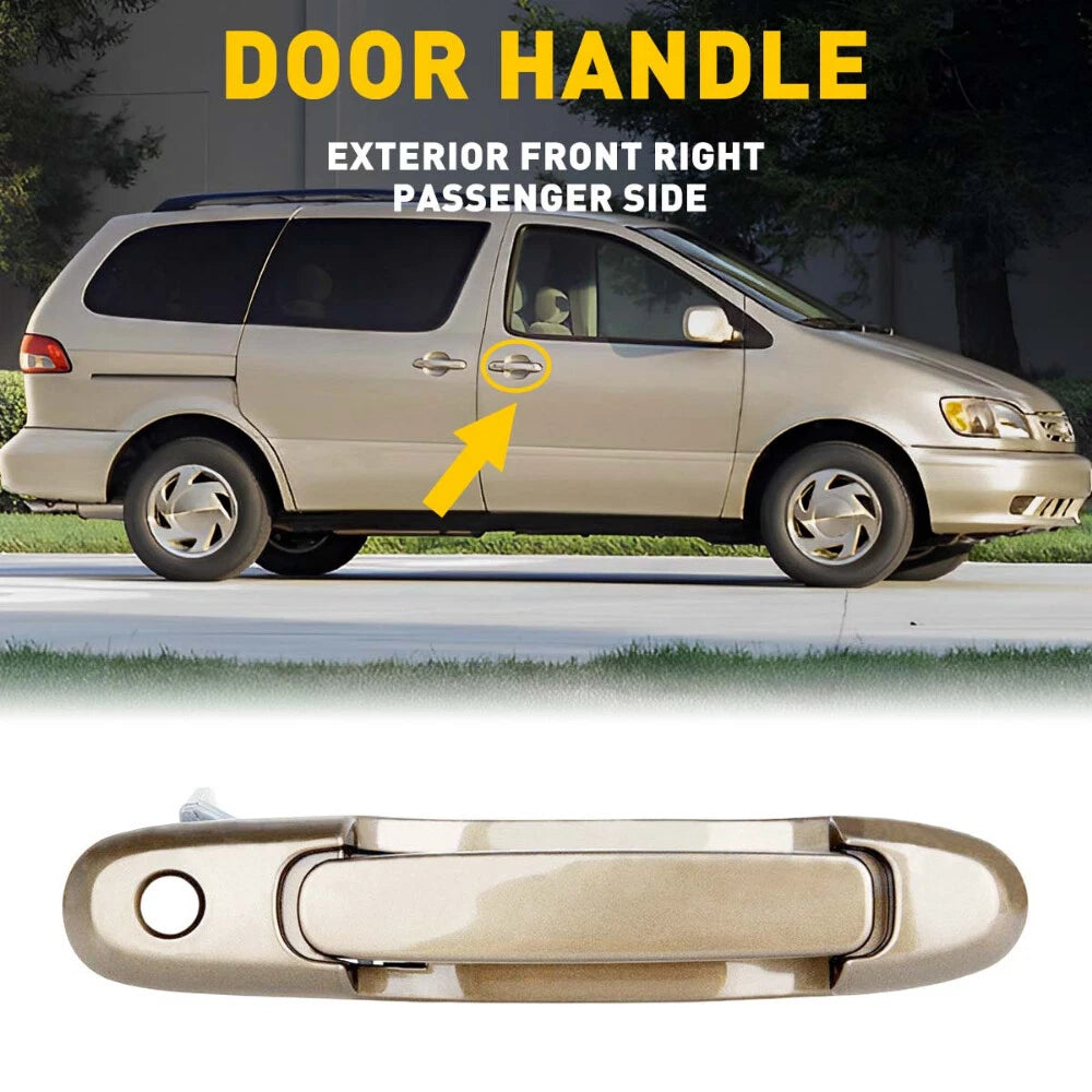 Exterior Front Right Door Handle for Toyota Sienna (1998â2003) Beige