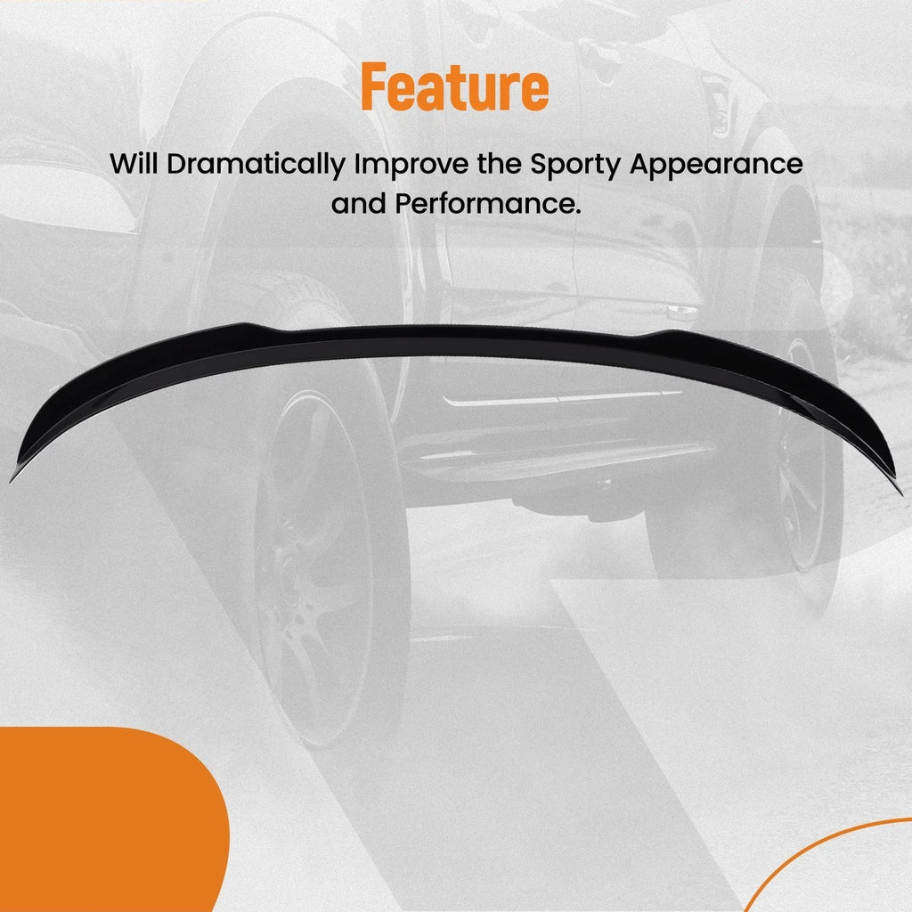 Rear Trunk Lip Spoiler Wing for Honda Civic Hatchback (2022–2025) Gloss Black ABS