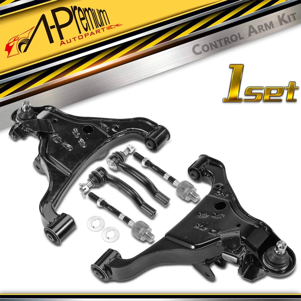 6X Front Control Arm Ball Joint Tie Rod for Nissan Frontier Pathfinder (1998–2023)