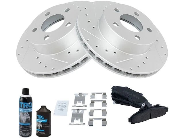 Front Brake Pad and Rotor Kit for Mazda B4000 (1998–2002) XQ222DH