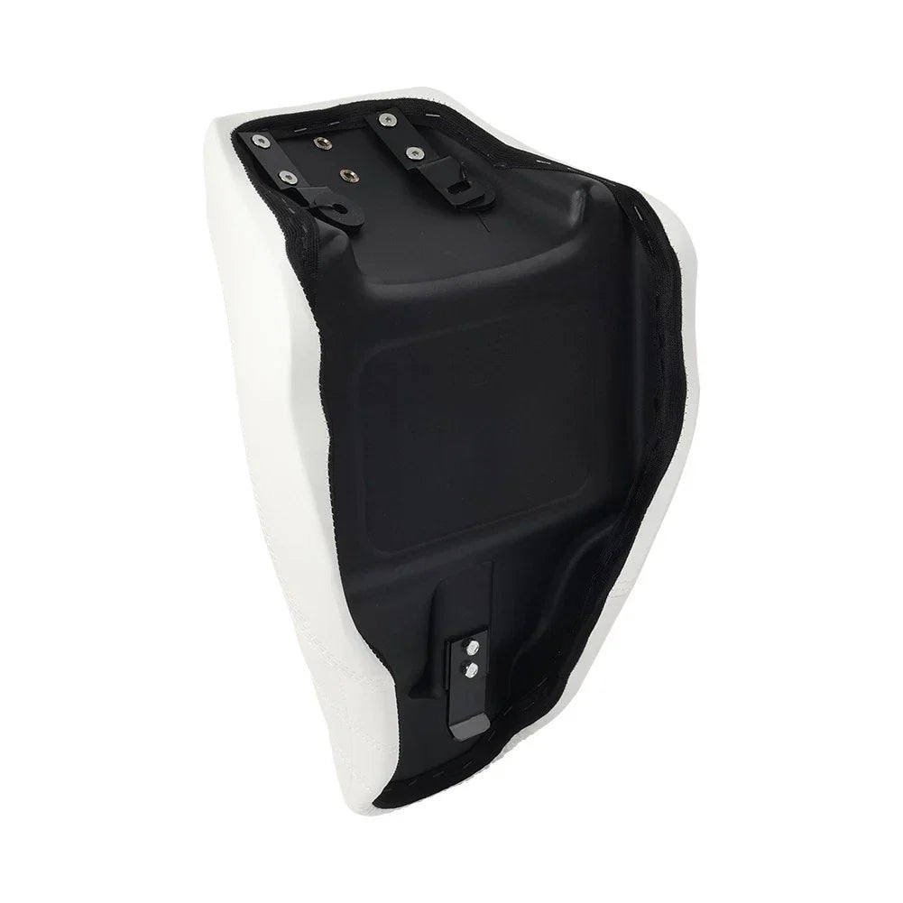 Rider Driver Seat Cushion White for Harley Heritage Softail FLSTC (2006-2017)