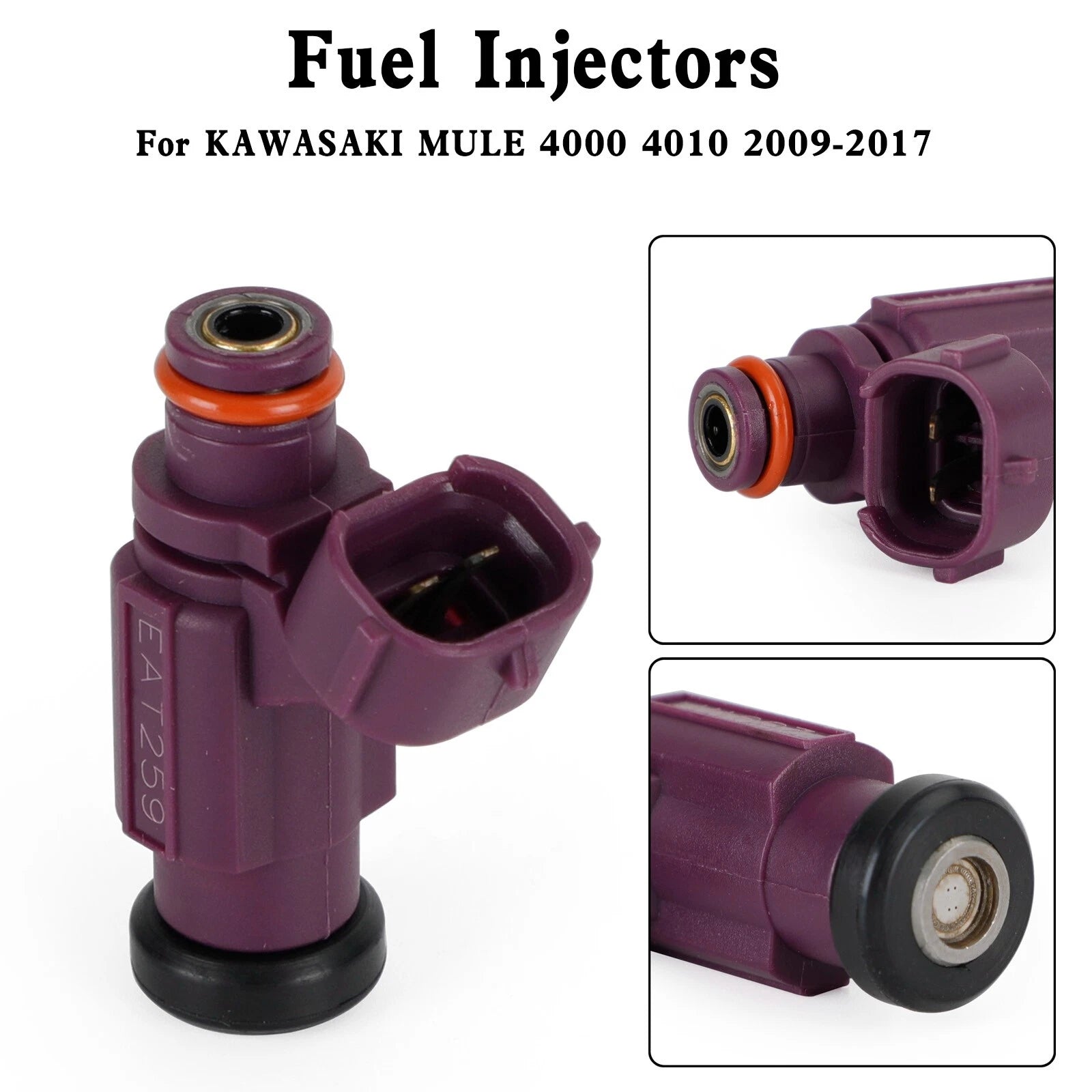 Fuel Injector EAT259 49033-2060 for Kawasaki Mule 4000 4010 (2009–2017)