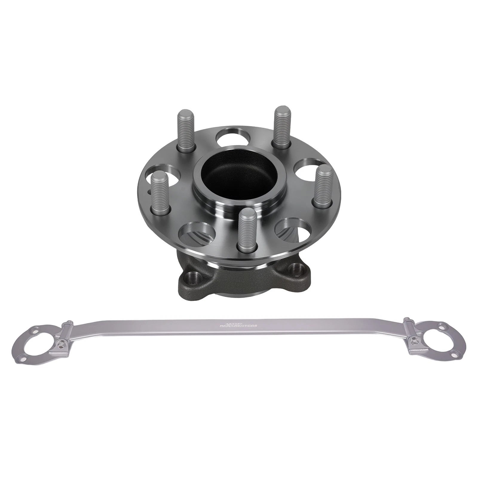 Front Upper Strut Brace Bar + Rear Wheel Hub Assembly for Honda Accord (2008–2012)