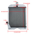 2 Row Aluminum Cooling Radiator for Ford 2N 8N 9N (1939–1952) 8N8005