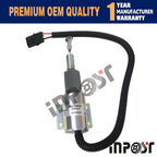 12V Fuel Shutoff Solenoid 3930235 SA-4348-12 for Cummins 6C 8.3L Diesel