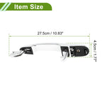 Exterior Door Handle for Hyundai Kia (No. 836511F000) Silver Tone Rear Left