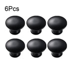 Set of 6 Zinc Alloy Cabinet Drawer Knobs for Kitchen Furniture