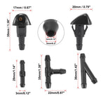 Front Windshield Washer Nozzles Kit 76810-SWA-E01 for Honda Accord (2003–2008)