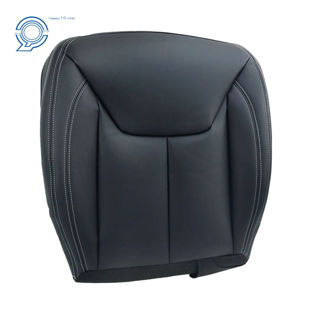 Front Right Bottom Seat Cover for Jeep Wrangler (2013–2017) Black Leather