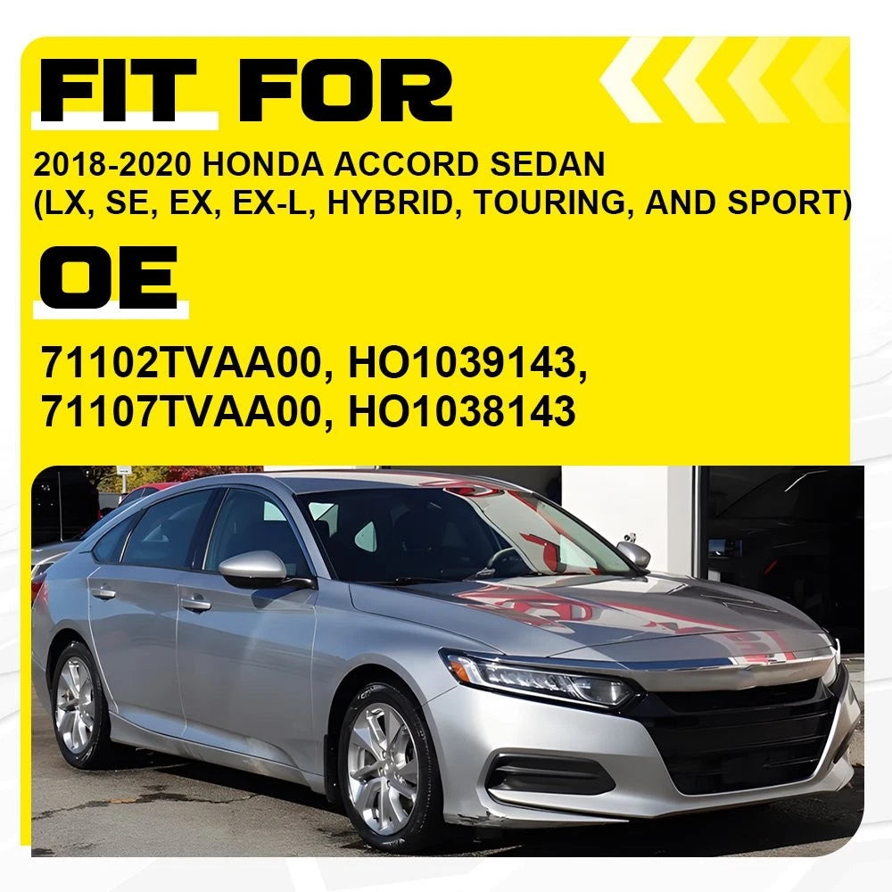Fog Light Cover Set for Honda Accord (2018–2020)