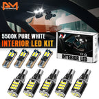 LED Bulb Kit for Dodge Ram (1998–2002) - 9 Pcs Interior Dome Glove Box Cargo Map