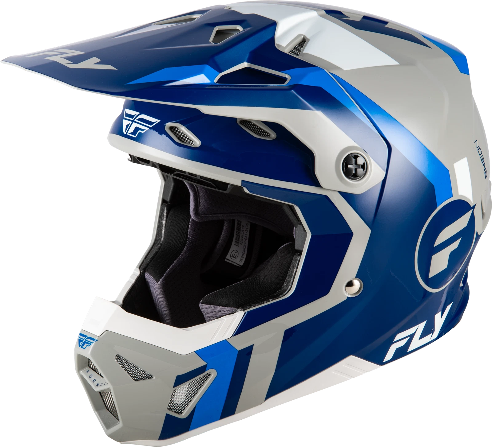 Fly Racing Youth Formula CP Off-Road Helmet for Youth Large (Navy/Blue/Grey)