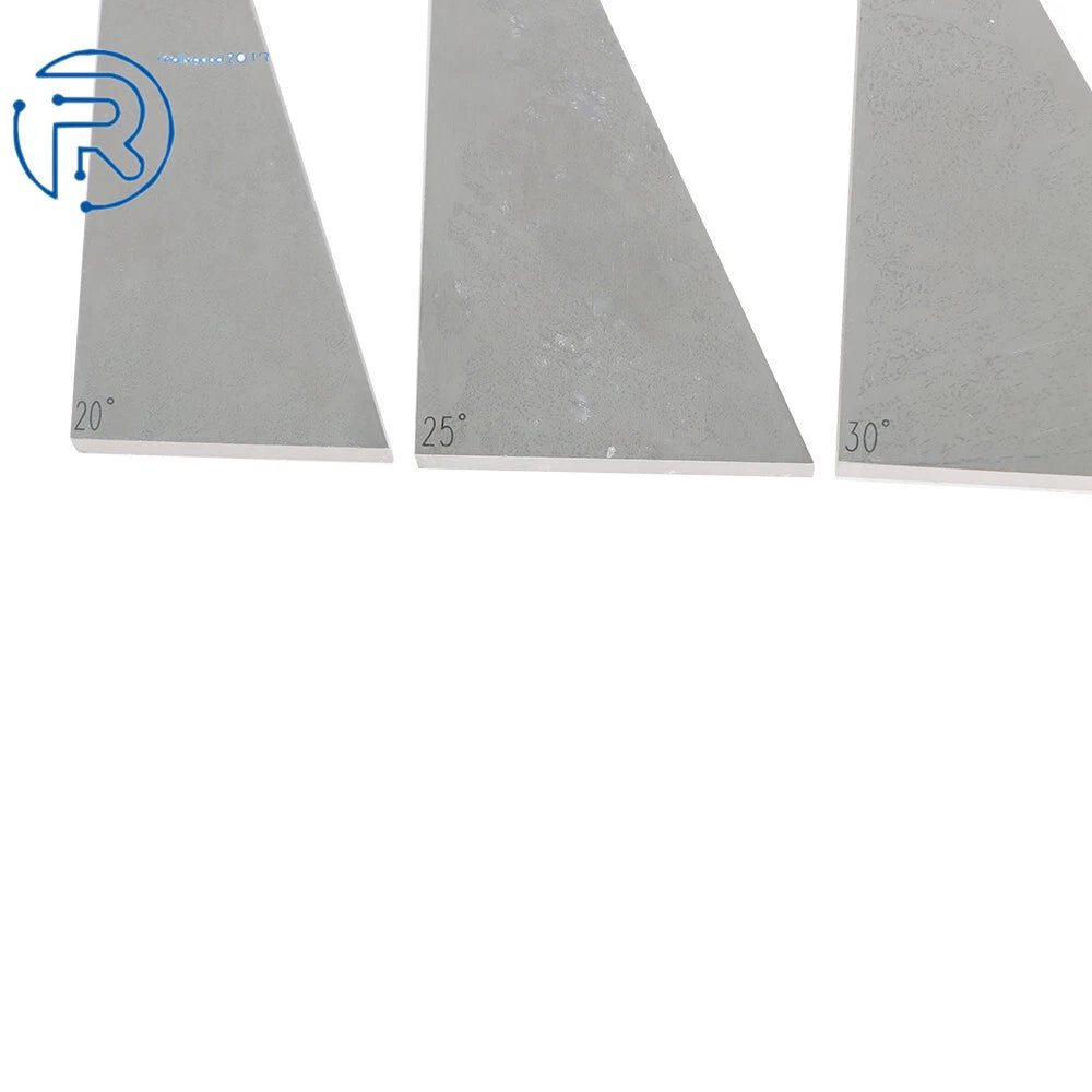 Set of 10 Precision Angle Gauge Blocks for Automotive Applications