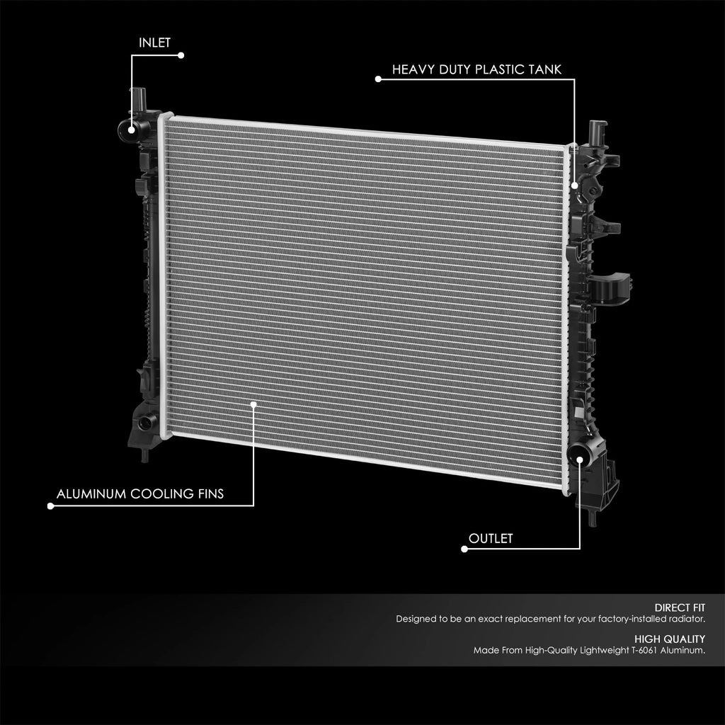 Aluminum Radiator for Dodge Durango 3.6L V6 (2021–2024) DPI13924
