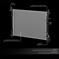 Aluminum Radiator for Dodge Durango 3.6L V6 (2021–2024) DPI13924