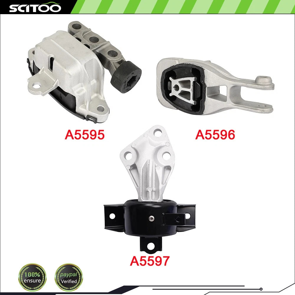 Set of 3 Transmission Parts A5595 A5596 A5597 for Chevrolet Sonic (2013–2016)