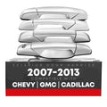 4PCS Door Handle Front Rear for Chevy Silverado Tahoe Sierra Denali (2007–2013)