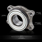 Set of 2 Wheel Bearings for Infiniti G35 Nissan 350Z (2003–2009) OE Style