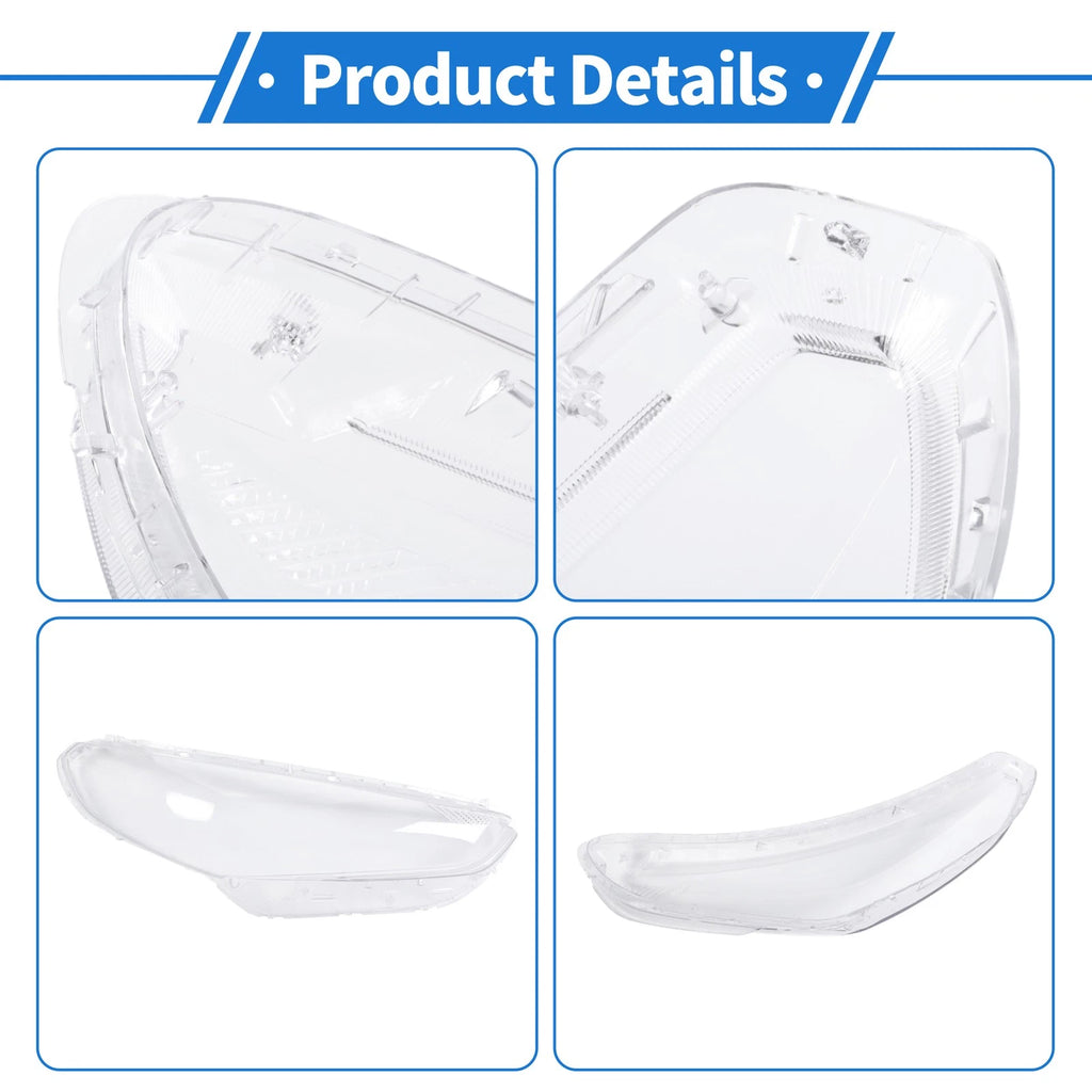 Headlight Lens Cover for Hyundai Sonata (2018–2019) PC Clear