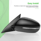 Power Function Manual Fold Signal LH Mirror for Kia Optima K5/Hybrid (2011–2013)