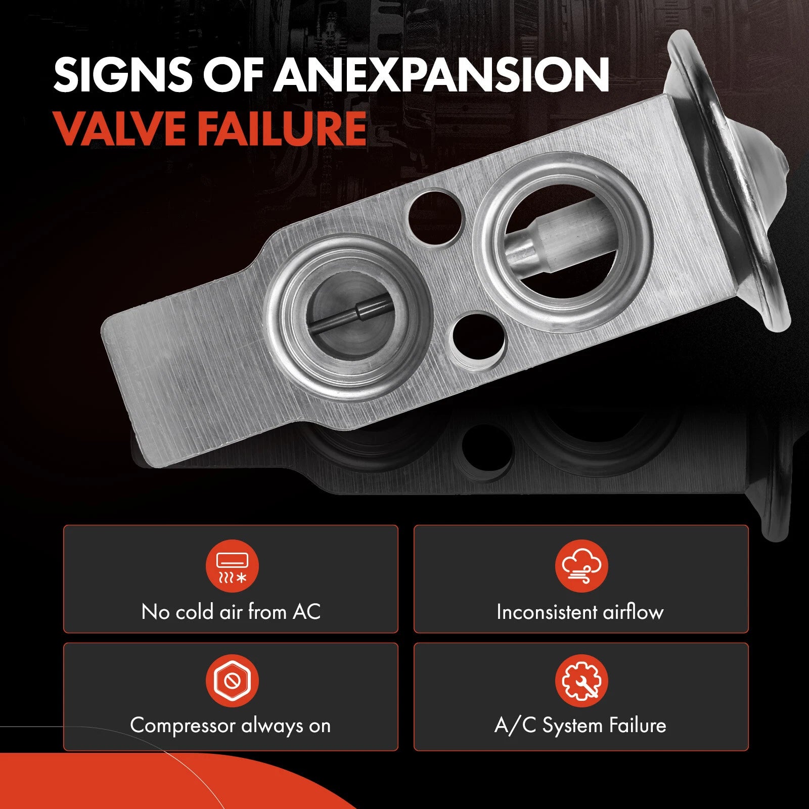 A/C Expansion Valve for Kia Borrego (2009-2011)