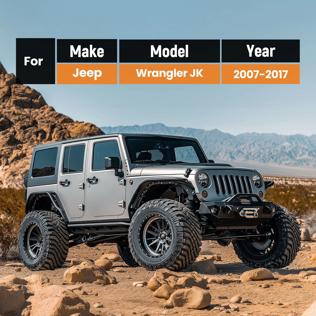 Set of 2 Coil Springs for Jeep Wrangler JK (2007–2018) Lift Kit