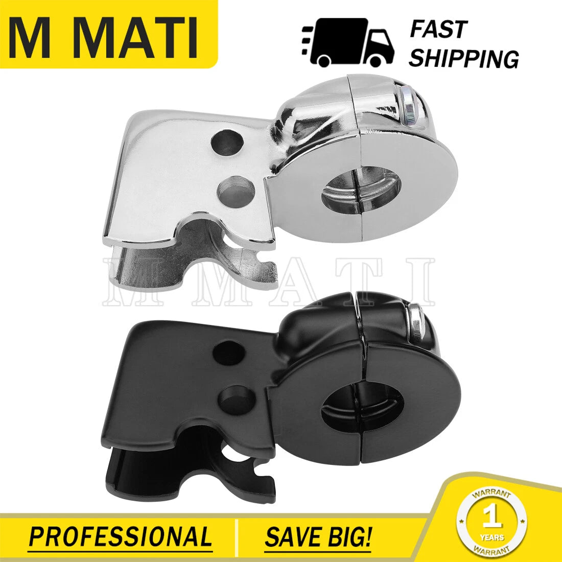Clutch Lever Mount Bracket Perch for Harley Fat Boy Dyna Softail Sportster (1991–2023)