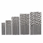 50pcs HSS Coated Drill Bits Set for Wood Plastic (1mm-3mm)