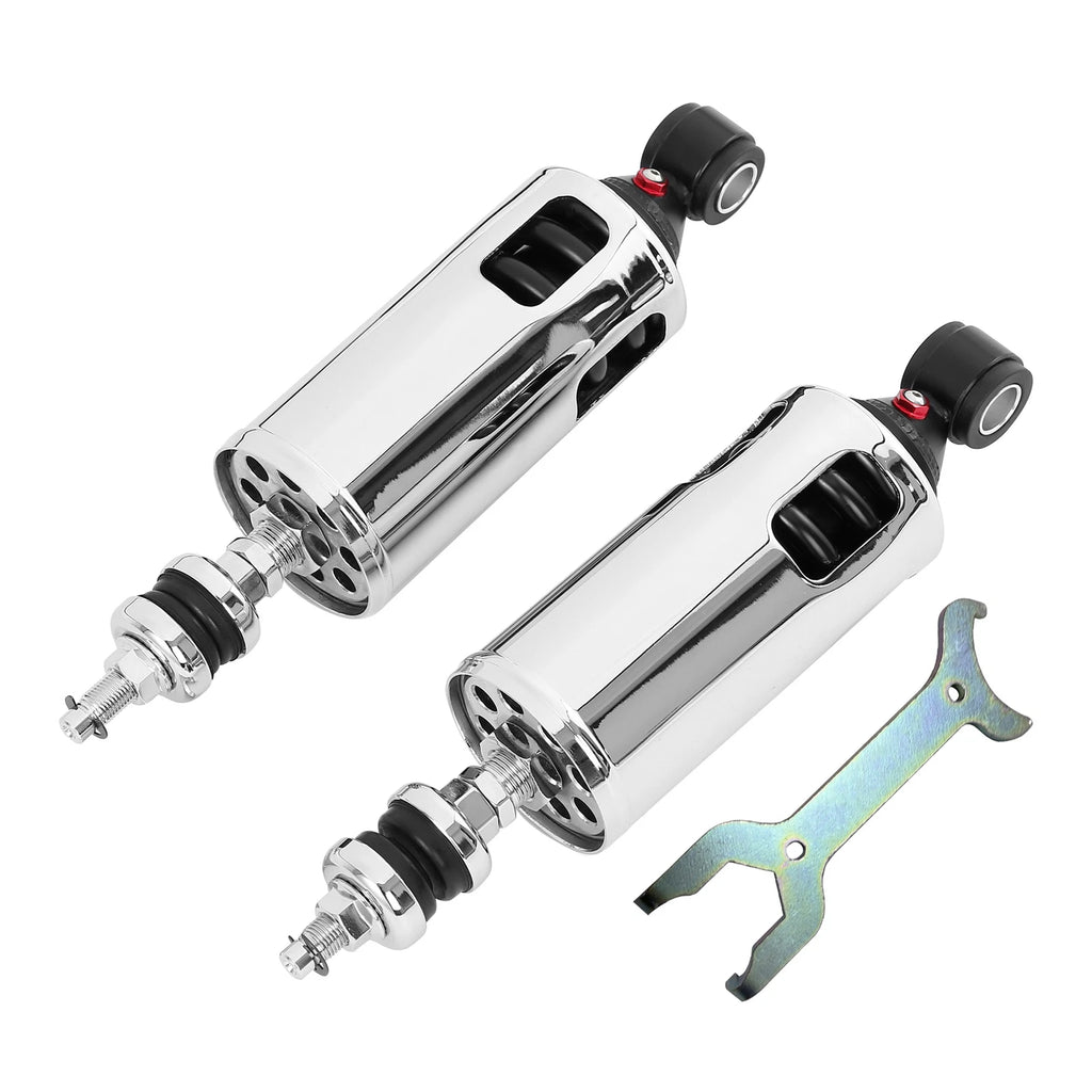 Heavy Duty Rear Shocks for Harley Softail (2000–2017) Chrome
