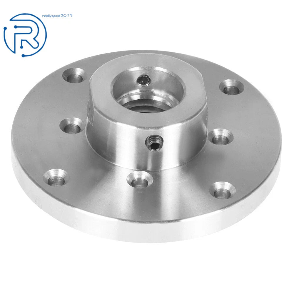4-Inch Steel Face Plate for Wood Lathe (1" 8tpi Threaded)