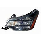Replacement Black Chrome Driver Side Head Light Assembly for 2009-11 Ford Focus