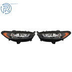 Set of 2 Headlights for Ford Fusion (2013–2016) Halogen Assembly
