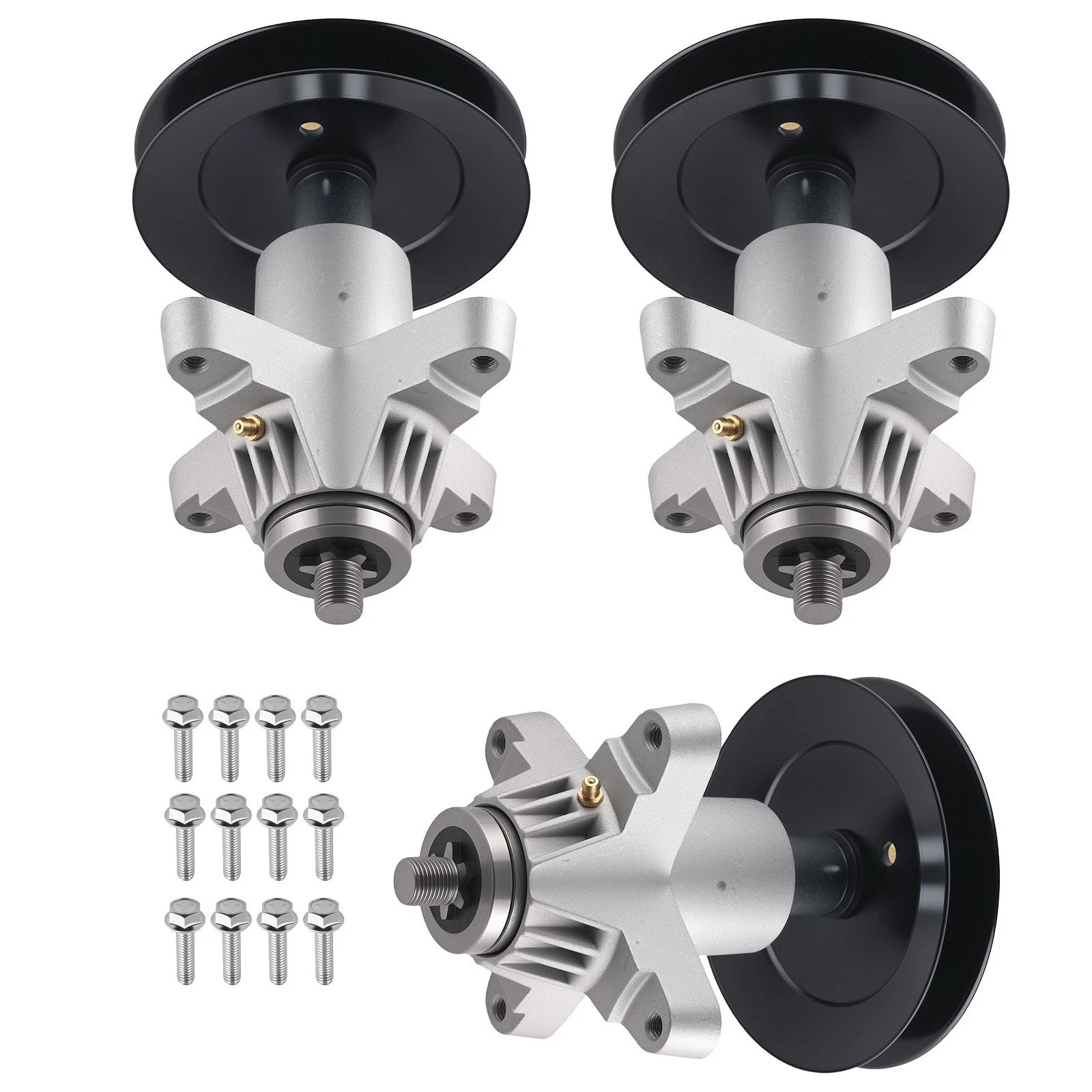Set of 3 Deck Spindles for Cub Cadet RZT54KW (2004–2015) 618-04608