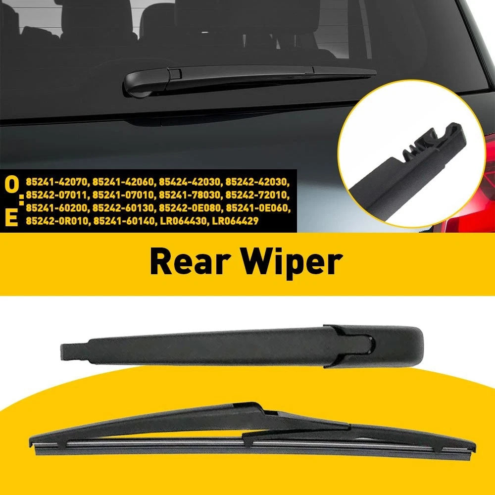 Rear Windshield Wiper Blade & Arm for Toyota Highlander (2008–2019) 85241-42070