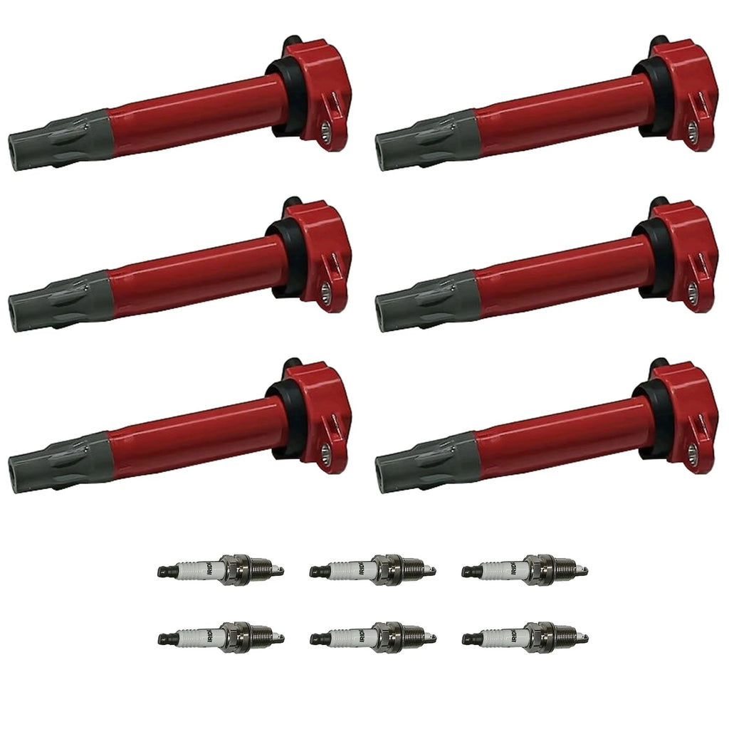 6X Ignition Coil & Iridium Spark Plug for Dodge Chrysler 3.5L 4.0L (2000–2010)