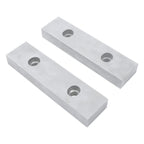 Set of 2 Machined Aluminum Reversible Soft Jaws for 6" Vises