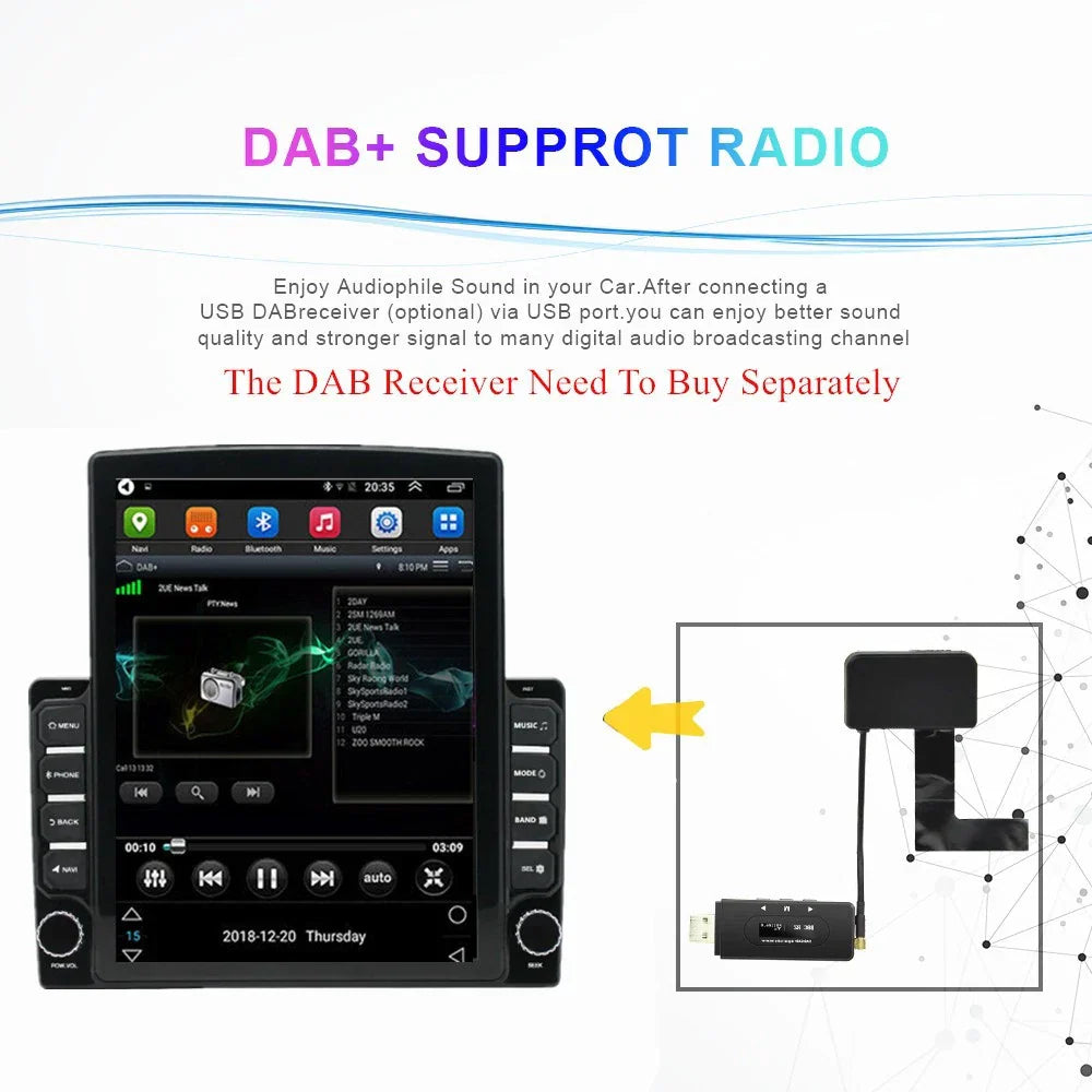 9.7'' Carplay Stereo Radio for Mercedes-Benz Sprinter (2006-2017)