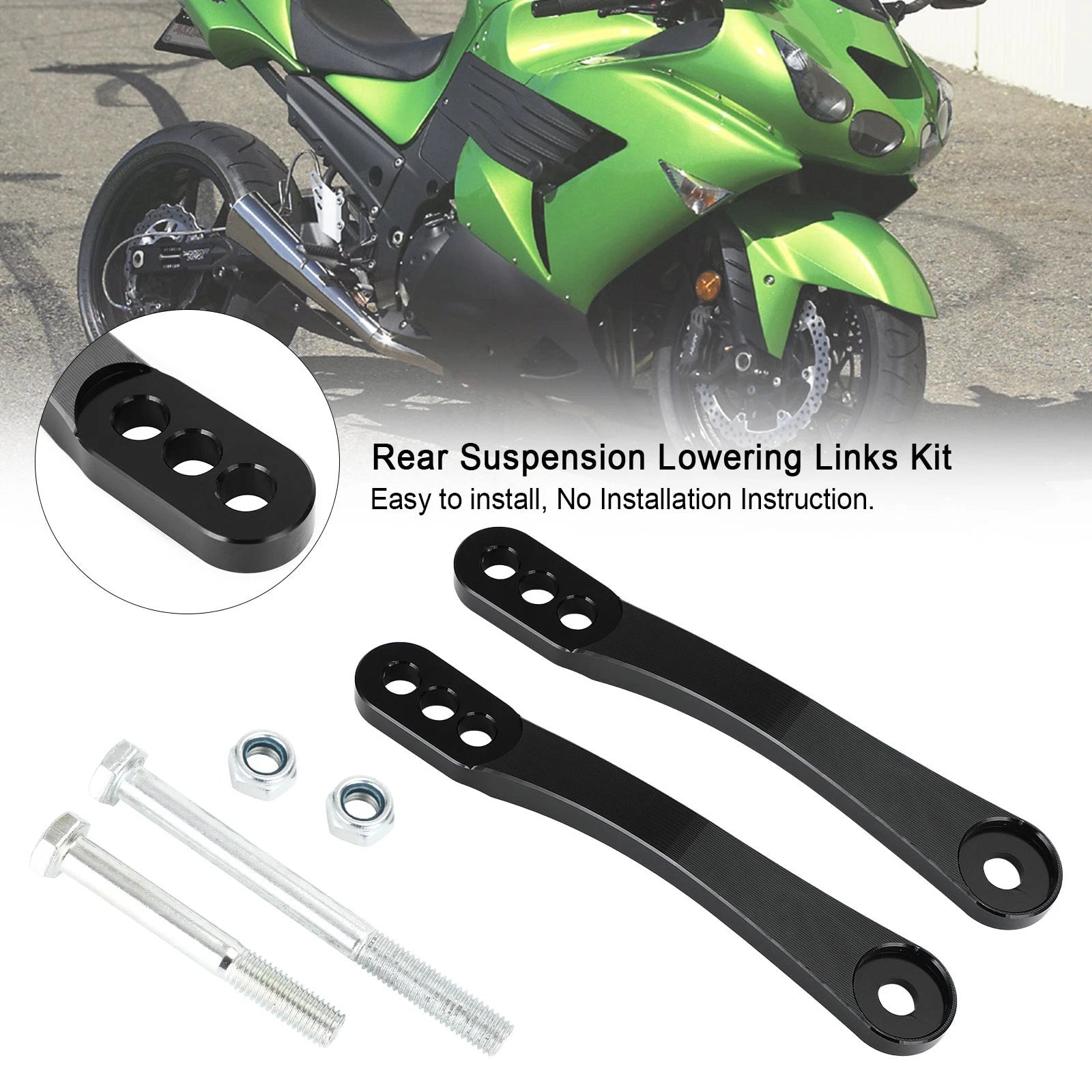Rear Suspension Lowering Links Kit for Kawasaki ZX-14R Ninja (2006–2022)