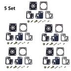 Set of 5 Carburetor Rebuild Kits for Stihl HS46 HS56 (ZAMA RB-243)