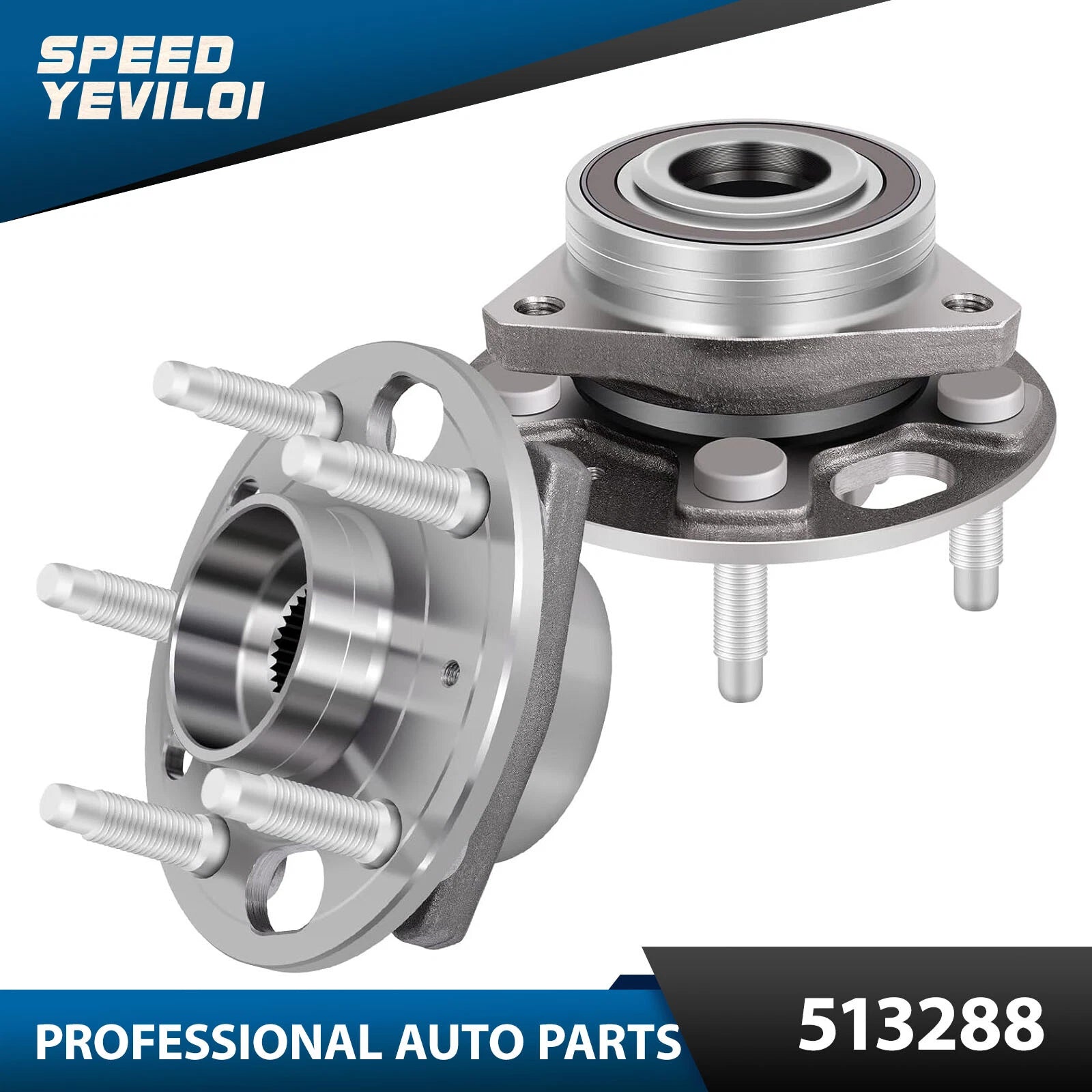 Front/Rear Wheel Bearing and Hub for Chevy Malibu Equinox Impala Terrain (2012–2018)