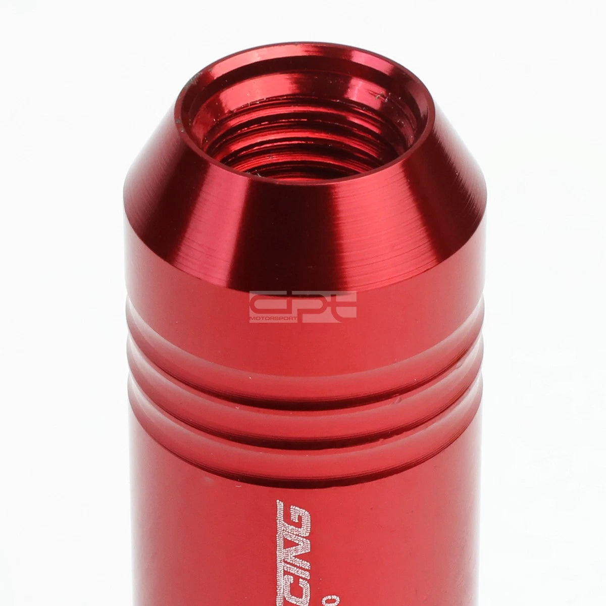 20 PCS Open End M12x1.5 60mm Tall Red Aluminum Lug Nuts for JDM Vehicles