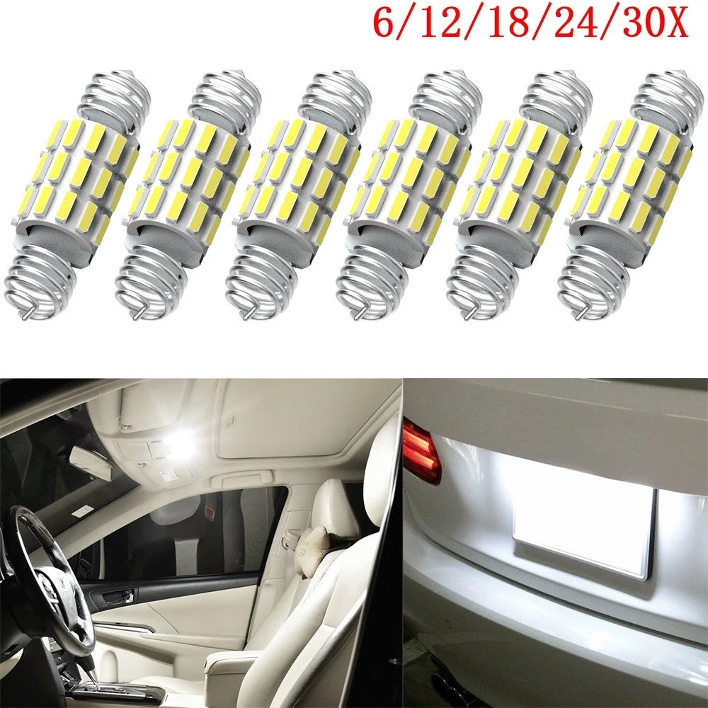 Set of 2 LED Interior Map Light Bulbs for Various Models (2010â2023)