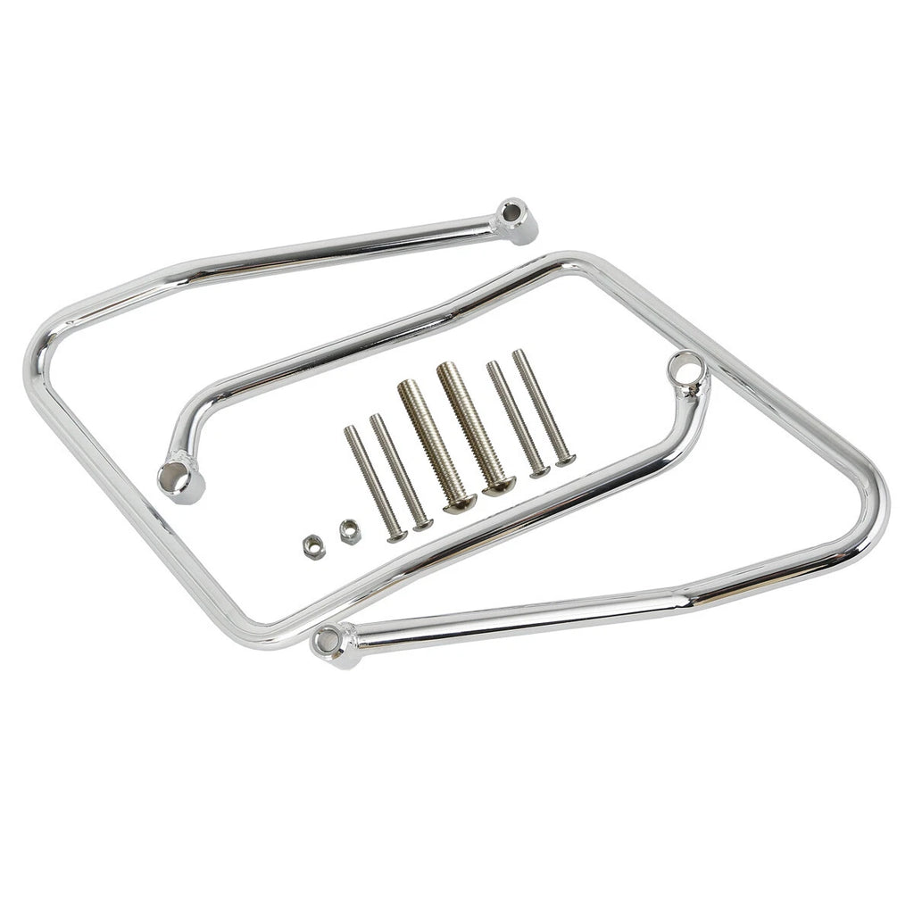 Saddlebag Support Brackets Chrome for Harley Sportster XL 883 1200 (2004–2016)