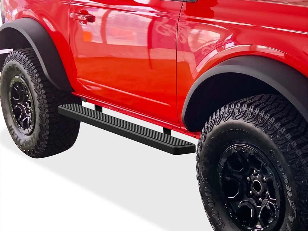 Running Boards for Ford Bronco (2021–2026) - 4 Inch Matte Black