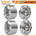 Set of 4 Chrome Wheel Center Cover Hub Caps for Ford F-250 F-350 (2005–2016)