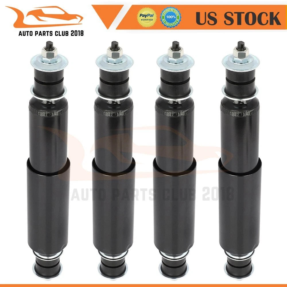 Set of 4 Rear + Front Shock Absorbers for EZGO TXT Golf Cart (1994–Present)