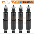 Set of 4 Rear + Front Shock Absorbers for EZGO TXT Golf Cart (1994–Present)
