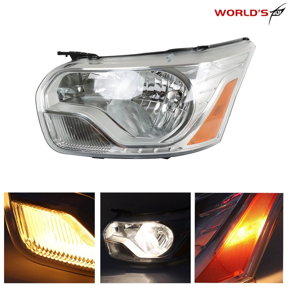 Headlight for Ford Transit 150 250 350 (2015–2021) Halogen Clear Lens Left