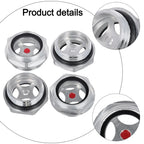 Pack of 4 Oil Sight Glass for Air Compressor 1 Inch NPT Thread