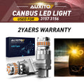 2X Amber LED Turn Signal Parking Light Bulbs for Various Vehicles